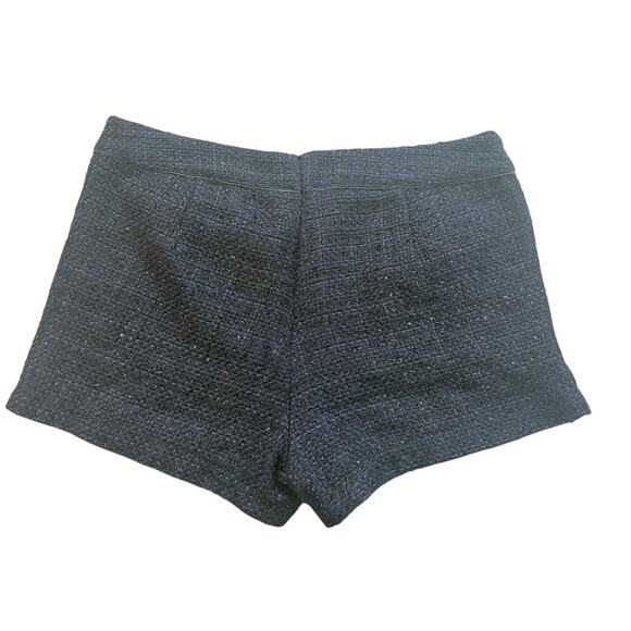 Monteau Women's Large L Navy and Black Tweed‎ Shorts - Picture 5 of 5